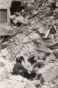 May 6, 1976 -Friuli Earthquake - Gemona - Vintage Photograph - 1976