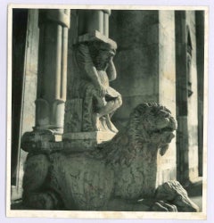Colonne médiévale - Photo d'époque - Début du 20e siècle