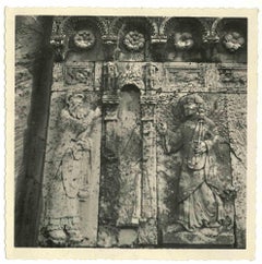 Figura medieval  Escultura - Fotografía de época - Años 50
