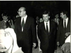 Meeting zwischen Bettino Craxi und Felipe Gonzalez – Foto – 1980er Jahre
