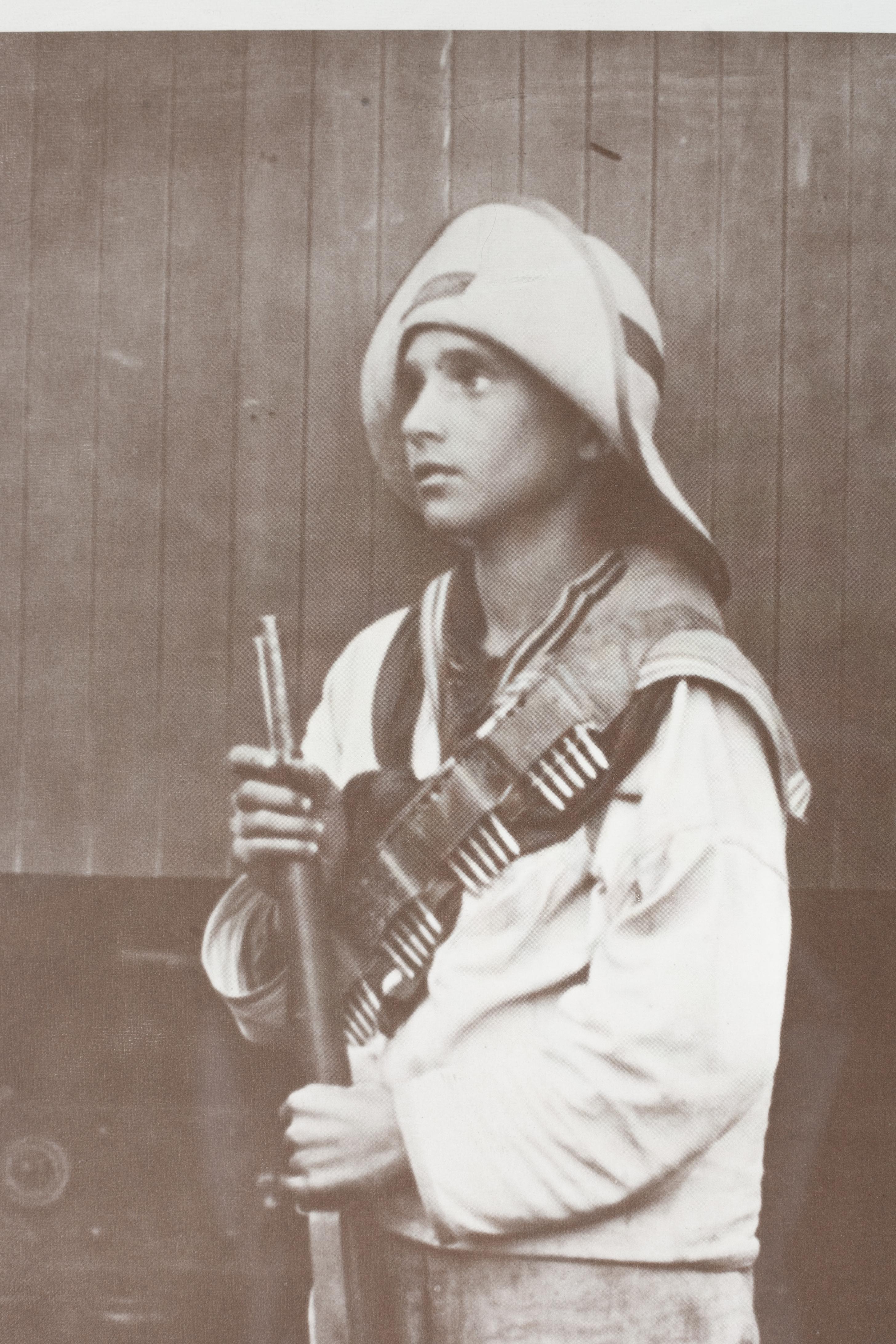Mexican Revolution Portrait (2) - Contemporary Photograph by Unknown