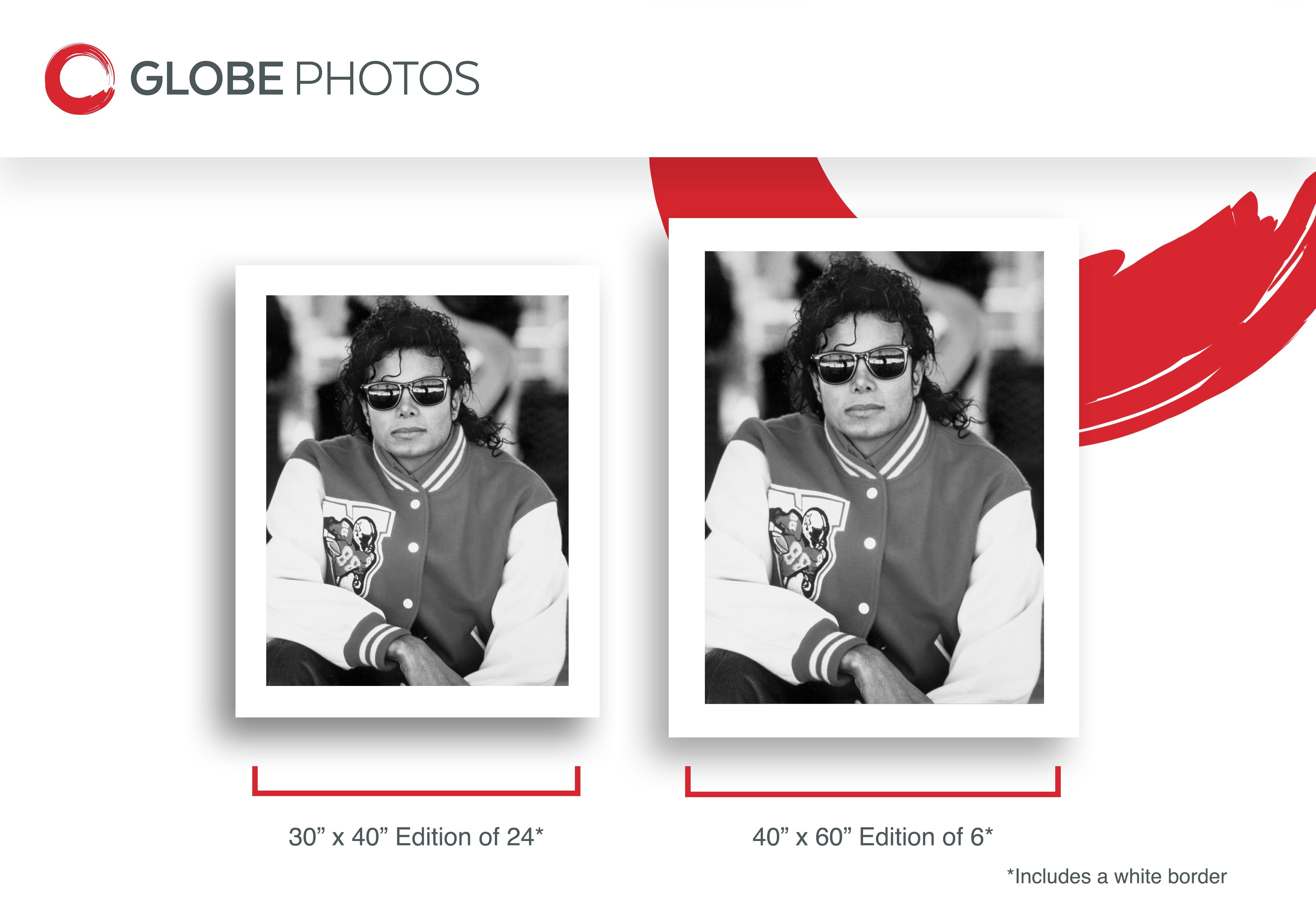 Michael Jackson trägt Letterman-Jacke im Angebot 2