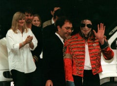 Michael Jackson with Wife Debbie Rowe Vintage Original Photograph