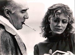Michel Piccoli and Susan Sarandon in "Atlantic, City USA"- Vintage photo - 1960s