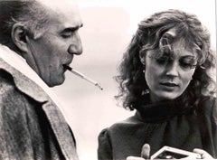 Michel Piccoli and Susan Sarandon in  "Atlantic, City USA"- Vintage photo - 1960s