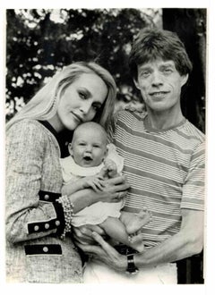 Mick Jagger and Jerry Hall -  Photo- 1980s