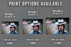 Mick Jagger in Awesome Color Globe Photos Fine Art Print