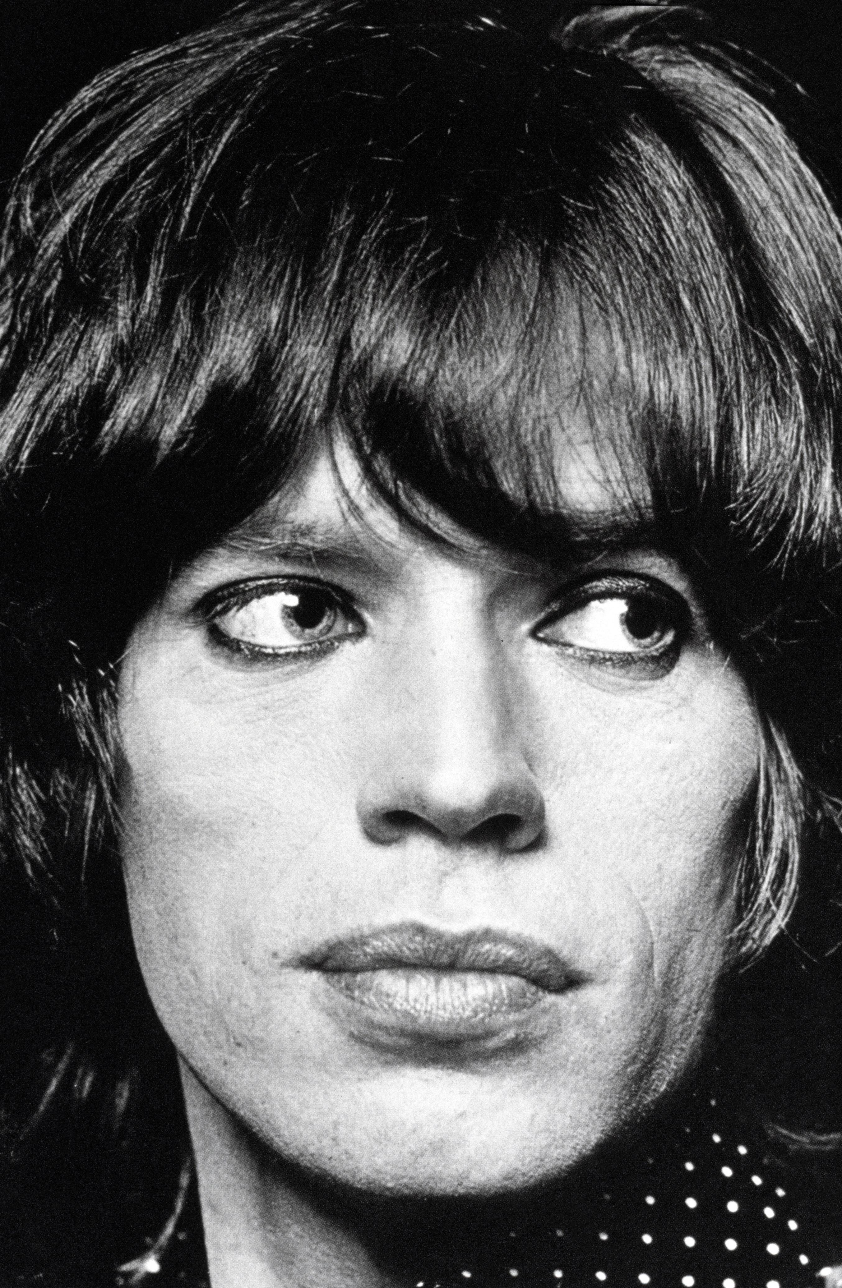 Unknown Black and White Photograph - Mick Jagger: Rockstar Up Close Globe Photos Fine Art Print
