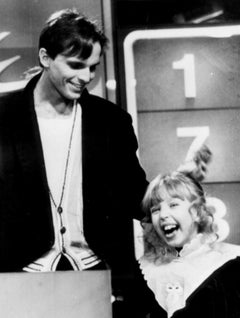 Miguel Bosè avec LARA Motta - Photo d'époque - 1984