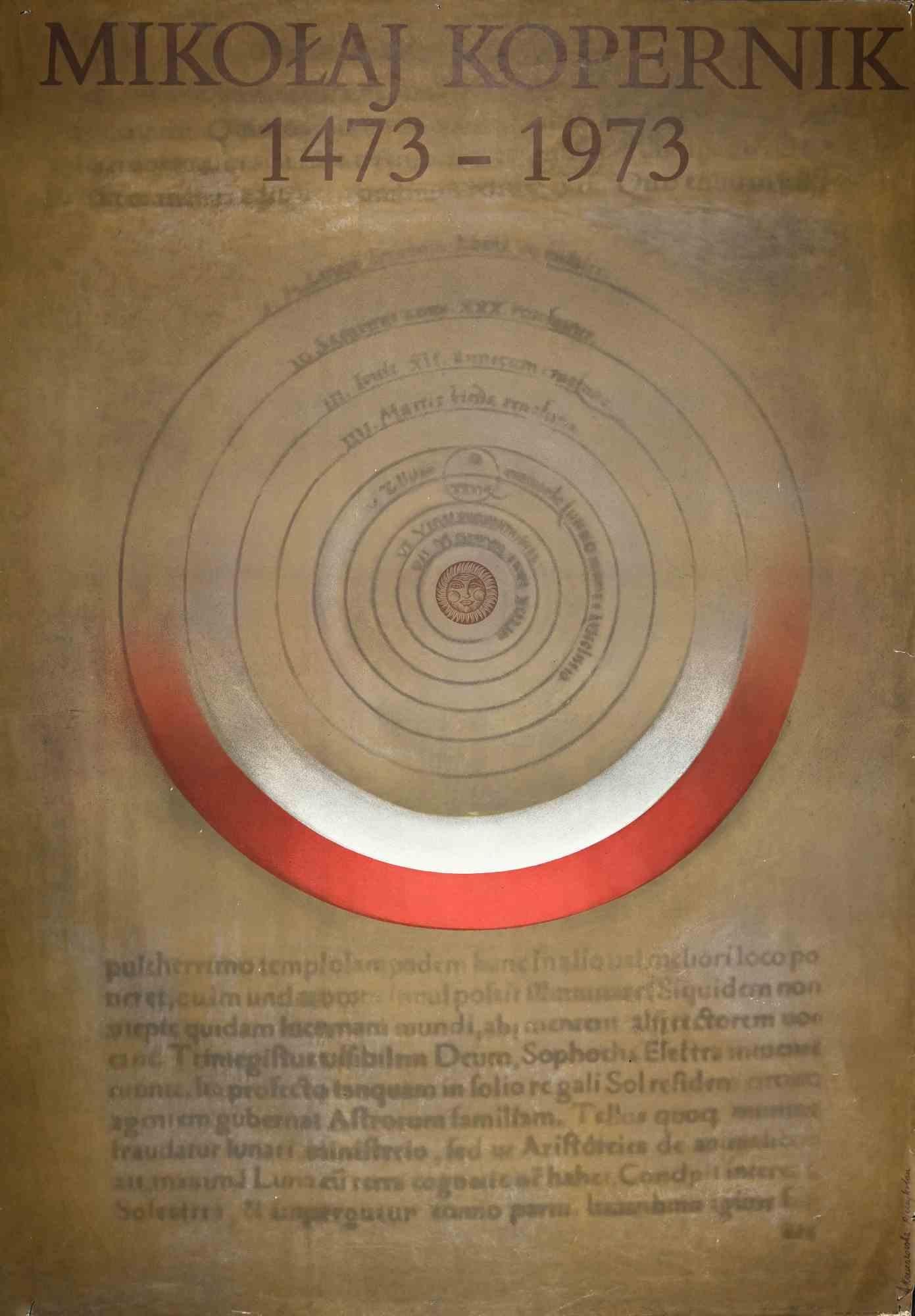 Mikolaj Kopernik 1473-1973 - Vintage Offset Print - 1973