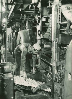 Modern Newspaper Plant - American Vintage Photograph - Mid 20th Century