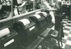 Modern Newspaper Plant - American Vintage Photograph - Mid 20th Century