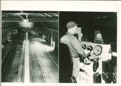 Monitoring Steel Production - Vintage Photograph - Mid 20th Century