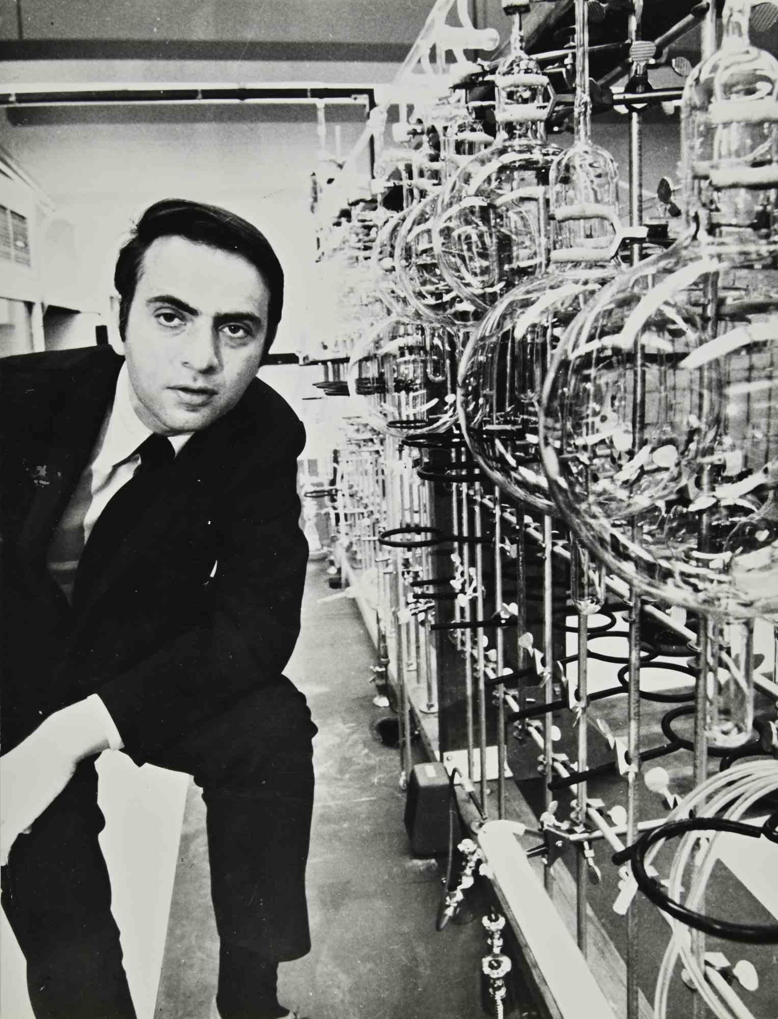 Portrait Photograph Unknown - M. Carl Edward Sagan - Photo d'époque - Milieu du 20e siècle