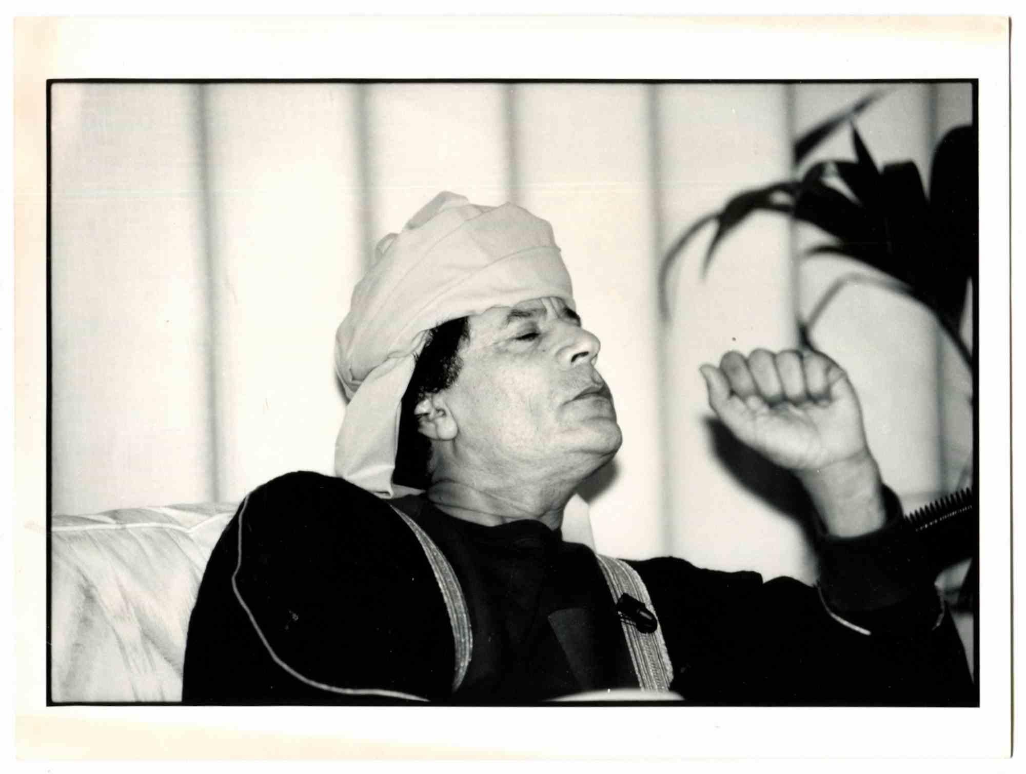 Unknown Figurative Photograph - Muammar Gaddafi - Vintage Photo - 1980s