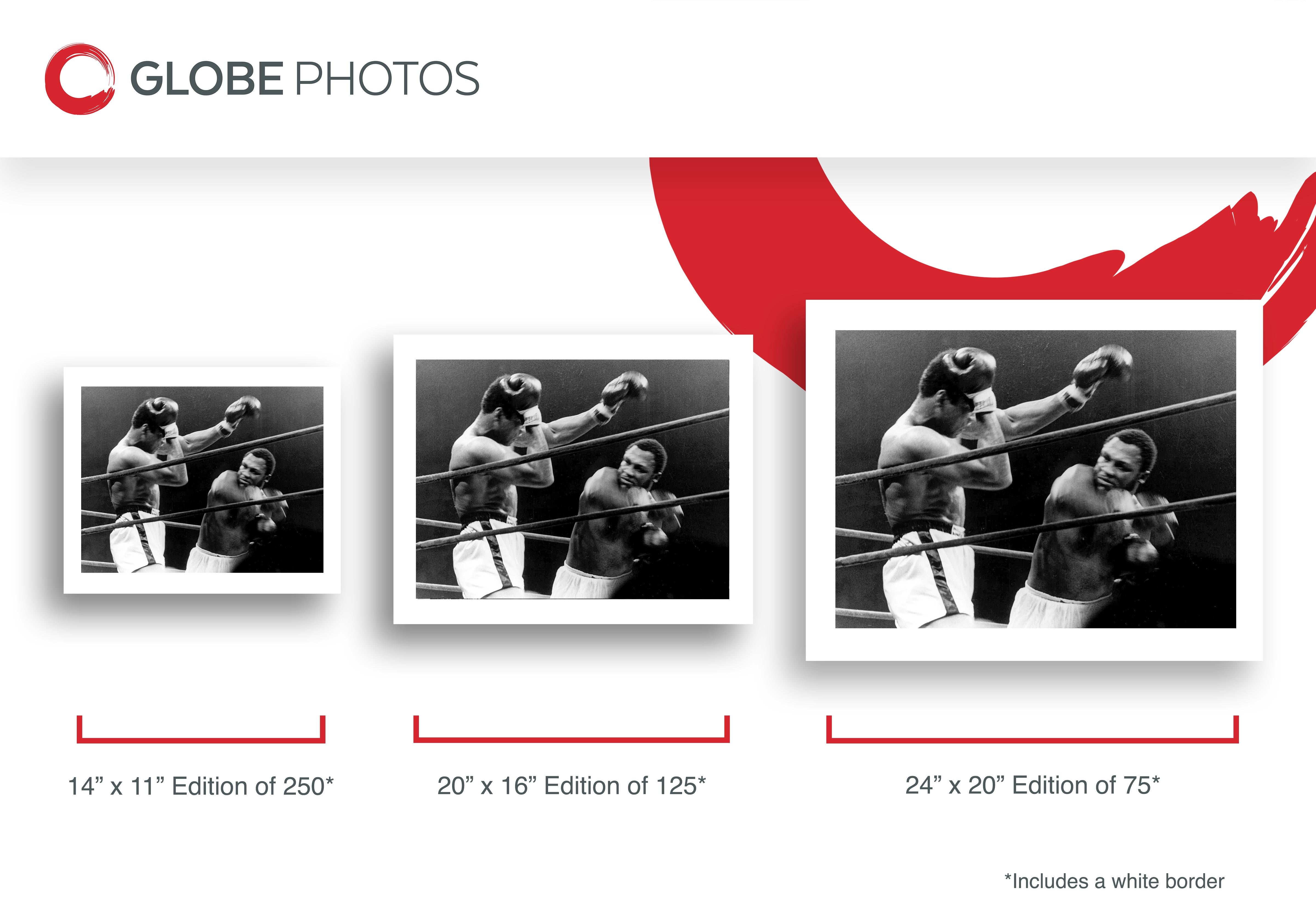 Muhammad Ali fighting Joe Frazier - Contemporary Photograph by Unknown