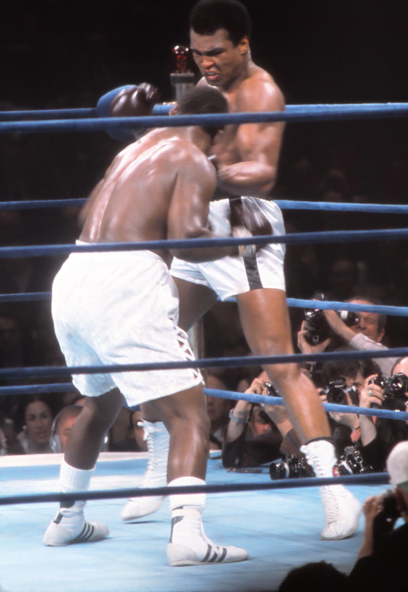 Unknown Portrait Photograph - Muhammad Ali Vs. Joe Frazier "The Fight of the Century" Fine Art Print