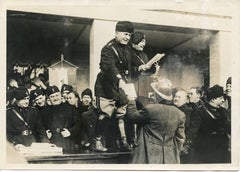 Mussolini Awards Veterans - Vintage B/W Photograph - 1937