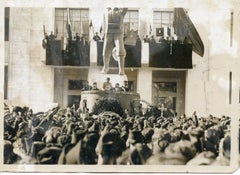 Mussolini Commemoration Filippo Corridoni - Vintage Photograph 1936