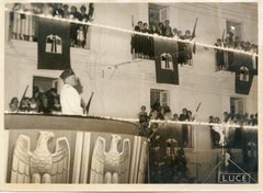 Mussolini en Siracusa - Fotografía de época 1933