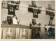 Mussolini in Syracuse - Vintage Photograph 1933