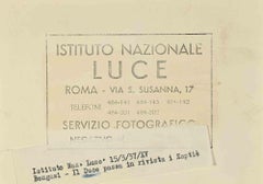 Mussolini geht in Zapatiè vorbei - Vintage-Fotografie - 1937