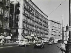 Napoli - via Caracciolo e via Partenope - Foto d'epoca - metà del XX secolo