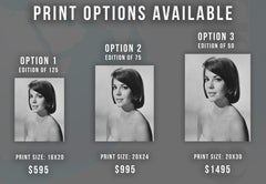 Natalie Wood Classical Portrait Fine Art Print