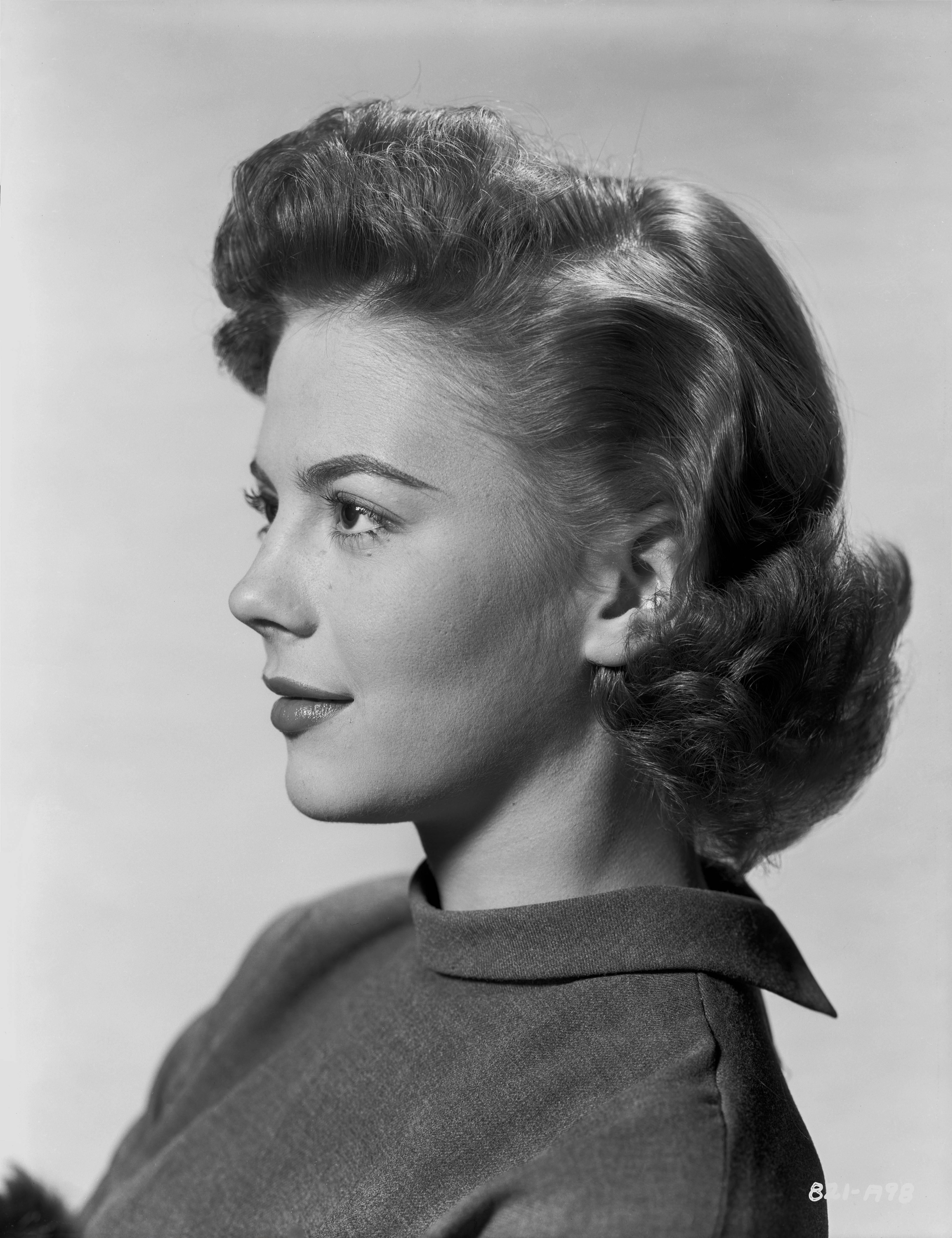 Unknown Black and White Photograph - Natalie Wood Profile Portrait Fine Art Print