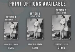 Natalie Wood Smiling on Table Fine Art Print
