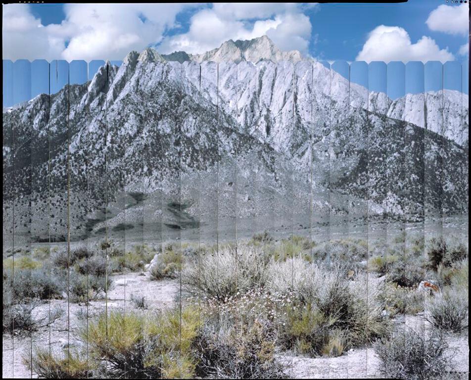 Hugh Kretschmer Landscape Photograph - nature, mountain, landscape, sky, desert, fence, panel, photography