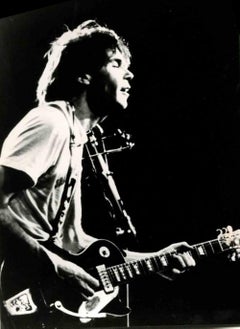 Neil Young bei einem Konzert - Foto - 1980er Jahre
