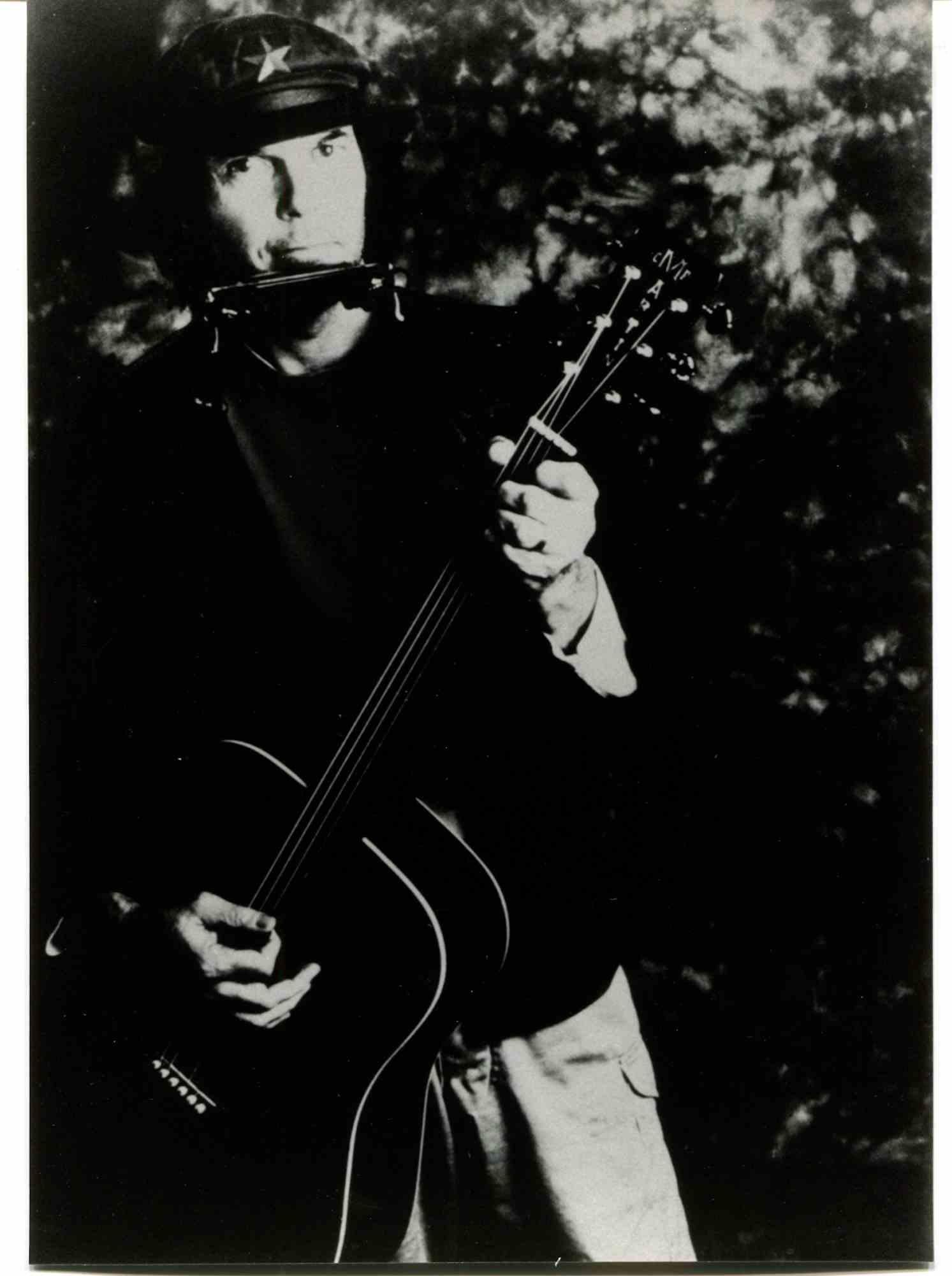 Unknown Portrait Photograph - Neil Young's Concert - Photo - 1980s