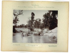 Nepal - Cattani Camp - Original Vintage Photo - 1893