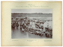 Nepal. On the way from Dakh-na Bah to Barbara Valley - Antique Photo 1893