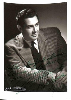 Nicola Filacuridi Autographed Photocard - 1950