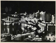 Night of Florida Miami Beach - Vintage Photograph - 1960s