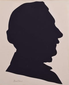 Antique Nineteenth century silhouette of a gentleman: Maitland