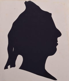 Silhouette d'une dame II du XIXe siècle