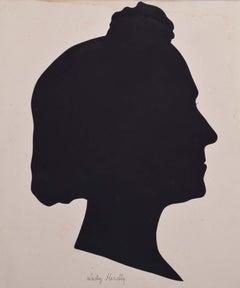 Nineteenth century silhouette of a lady: Lady Headley