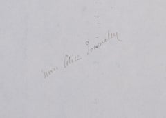 Silhouette einer Dame aus dem neunzehnten Jahrhundert: Fräulein Alice Lowneley