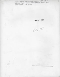 Nobu Atsumi McCarthy Posed in Swimsuit Vintage Original Photograph