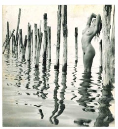 Nude Reflection - Historical Photo - 1960s