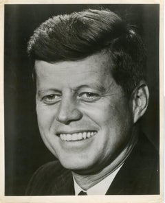 Official Portrait of John Fitzgerald Kennedy - Original Vintage Photo - 1960s