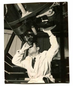 Old Days - Astronomer - Vintage Photo - 1970s