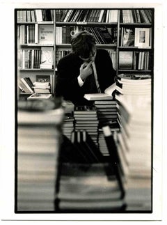 Alte Tage  - Bücherregale - Vintage-Foto - 1980er Jahre
