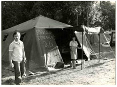 Old Days – Camping – Vintage-Foto – 1970er Jahre