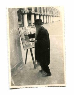 Old Days - Painting in San Marco Venice - Vintage Photo - Early 20th Century