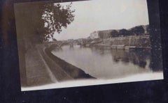 Old Days Foto – Along the Tiber – Vintage-Foto – Along the Tiber – Mitte des 20. Jahrhunderts