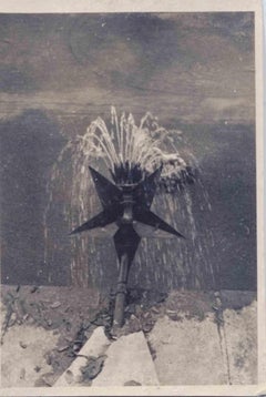 Photo d'époque - Fontaine - Photo vintage - Milieu du 20ème siècle